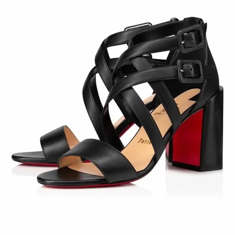 Christian Louboutin Zefira Sandal Block Heel Pump